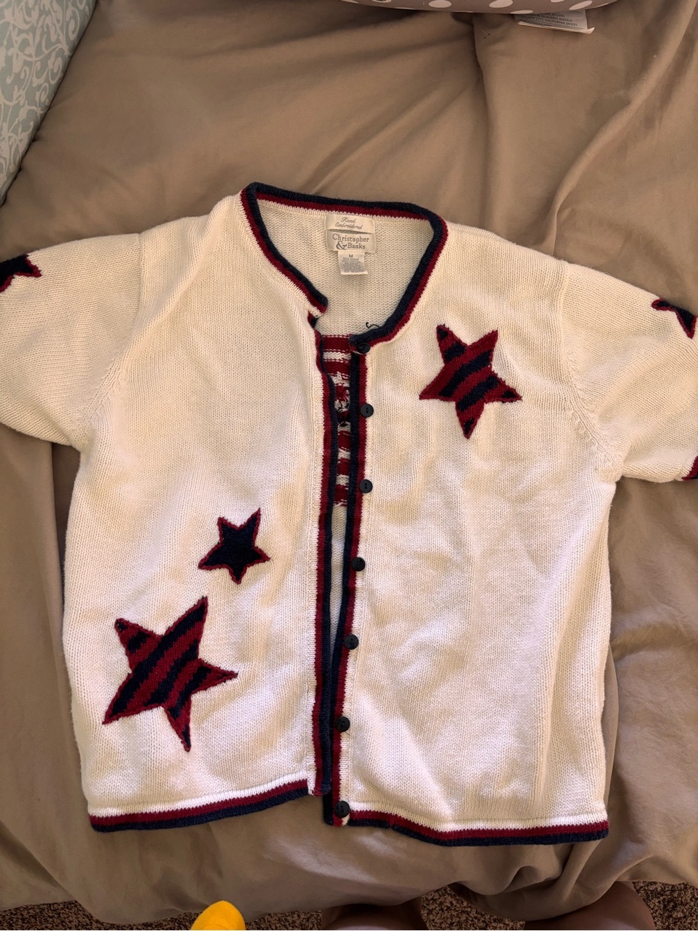Classic Star-Pattern Cardigan - Christopher and Banks
